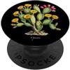The Botany Bureau Fico d'India Cactus pianta illustrazione Opuntia PopSockets PopGrip Adesivo