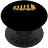 Design Apicoltore & Apicoltura Evoluzione Apicoltore Vintage Api Regalo Apicoltore PopSockets PopGrip Adesivo