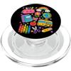 Back To School Supplies Kawaii Student T Simpatico pastello Apple Pencil Teacher Kid che torna a scuola PopSockets PopGrip per MagSafe