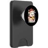 polar bear winter santa hat bauble snow Carino orso polare invernale con cappello di Babbo Natale PopSockets PopWallet per MagSafe