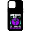 Buffalo Taekwondo Karate und Martial Art Custodia per iPhone 12 Pro Max Taekwondo Girl Cintura Nera Test Partner Regali Tae Kwon Do