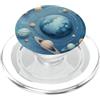 Space Art Planetary System Solar System Planet Space Art Sistema Planetario Sistema Solare PopSockets PopGrip per MagSafe