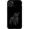 Dog Butterfly Horizon Collection Custodia per iPhone 11 Pro Max Terranova Cane Farfalla Amante della Natura