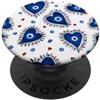 Evil Eye Greek Mythology Greece Gifts Occhio a cuore Evil Eye blu scuro profondo Kako Mati PopSockets PopGrip Adesivo
