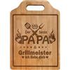 LUYIEDHA Regalo Papà Natale Compleanno, Tagliere in Bambù Inciso, Idee Regalo Papa Compleanno, Regali Festa del Papà Utili, Tagliere da Cucina Bambù, Padre Cucina Originali(Colore del legno B)