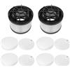 Wlinfetity Set di filtri Hoover HF1 Plus, 2 filtri terminali T119 e 4 filtri motore S143, lavabili e riutilizzabili per modelli HF1P10P 011 HF1PZ10H 011, migliora la potenza di aspirazione e la qualità dell'aria
