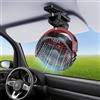 XUZIE Ventilatore portatile a clip con rotazione a 360°, silenzioso, mini ventilatore elettrico robusto morsetto portatile piccola batteria per visiera auto, sedile posteriore, maniglie per ufficio