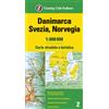 Touring Libro - Danimarca, Svezia, Norvegia 1:800.000. Carta Stradale E Turistica - Tou