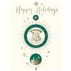 Harry Potter: Hogwarts Crest Holiday Embellished Card (Cards) HP Constellation