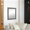 Leroy Merlin Specchio Matteo rettangolare in legno argento 98 x 138 cm