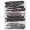 BUBOLA&NAIBO Dipinto su tela Linee ne-grigie, nero 90 x 120 cm