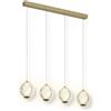 Osram Sospensione Xstal vetro/oro L 65cm 1600 lumen