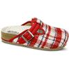 GELATERIA INTERNATIONAL SRL Woodstock soft 2,0 Calzatura ortopedica - Fantasia Tartan Rosso - Taglia 37/38