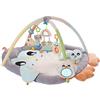 Playgro Tappetino per Giocare e Gattonare con Arco Pinguino per Bebè, per Neonati, 40220, Grigio/Celeste
