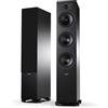 INDIANA LINE TESI 6 BLACK COPPIA DIFFUSORI DA PAVIMENTO BASS REFLEX INF. NERO