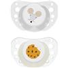 CHICCO (ARTSANA SpA) Chicco PhysioForma Air Succhietto Luminoso, 16-36 Mesi, Silicone, 2 Pezzi, Supporto Respirazione, Flusso Aria
