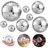 AMFUN Disco Ball Decorazioni, 11 Pezzi Decorazioni Palla Discoteca, Palla da Discoteca a Specchio, Piccole Sfere da Discoteca per Torte Decorazioni, Feste, Bar, Capodanno, Compleanno