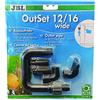 JBL Outset Wide 60155 - Set Completo per Tubo di Scarico con Tubo a Getto Largo per Filtro Esterno di acquari