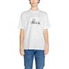 Armani Exchange Maglietta da Uomo The Urban Expeditio, Sustainable, Photo Print, HD Logo, off White NY, XS