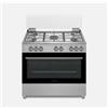 SCHAUB LORENZ Cucina SCHAUB LORENZ 5 Fuochi a Gas Tutto Forno elettrico 90x60cm Inox SS941MFEX