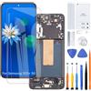 H&LYCYJ Display Schermo per Samsung S23+ Plus TFT nero con cornice | Senza impronte digitali,Wear toolkit，TFT LCD，Display HD，Sostituire lo schermo，Per i modelli:S916B S916B/DS S916U