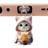 Generico Tappo Antipolvere - Protettore di Ricarica con Ciondoli a Forma di Gatto - Tappi Antipolvere USB C per Cellulari con Porta Type-C