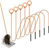 AMFUN Sturalavandino a Sonda, 5 Pezzi Stura Lavandini e Scarichi, Spirale per Pulizia Tubi Riutilizzabile da 81 cm, per Cucine Vasche Bagno Servizi Igienici Fognature