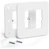 Meross Placche a Parete per Scatola 503, Placche per Interruttori Compatibile con Meross Termostato WiFi, Copri Cassetta per Scatola 503 Contiene Due Placco e Viti, 12CM×12CM