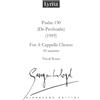 George Lloyd Lloyd: Psalm 130 De Profundis for a capella chorus SATB Vocal (CD)