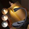 AMFUN Luce di Lettura, Luci da Libro a LED, Lampada da Lettura Ricaricabile con 3 Luci di Protezione per Gli Occhi, Luce da Libro con Clip a Collo d'oca Flessibile a 360°