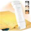 AMFUN Luce per Lettura Libri a Letto, Ricaricabile USB Luce da Lettura per Libro, Lampada da Lettura a LED Portatile con Clip, 3 Colori e 5 Luminosità Regolabili, per Amanti dei Libri