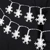 AUAUY Luci Stringa Fiocco Di Neve, 6M 40 LED Catena, Bianco Freddo