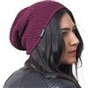 CHARM Berretto Uomo Estivo A Maglia Fine, Cappello da Donna in Cotone al 100%, Slouchy Beanie Leggero E Arioso Fatto A Mano Cremisi