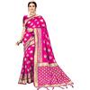 Nivah Fashion Banarasi Art Silk Sari con camicetta da donna