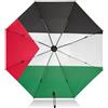 RPLIFE Ombrello con bandiera della Palestina, leggero, portatile, con apertura automatica, per donne, ombrelli da viaggio per pioggia, vento e sole