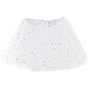 WLLHYF Gonna tutù da Ragazza 3 Strati in Tulle con Paillettes per Balletto Danza tutù Gonna da Principessa di Natale per Bambina 2-8 Anni Bianco