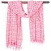 GURU SHOP Bali Batik - Vestito sarong, gonna avvolgente, pareo, 100% viscosa, loto/corallo