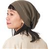CHARM Berretto Uomo Hipster Oversize, Cappello Cotone Donna 100% Chemio con Cuciture A Vista, Cuffie per Dormire Lungo Slouch Moda Waffle e Reversibile Marrone