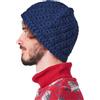 CHARM Zuccotto Uomo in Maglia 100% Cotone Unisex per Tutte Le Stagioni, Berretto Invernale Uomo E Cappellino Cotone Donna, Cappello Kufi per Tutti Blu Navy