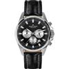 JACQUES LEMANS Orologio cronografo pelle nera sport jacques lemans 1-1876f