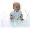 Ti TIN Lenzuolo fantasma di sicurezza per neonati - regolabile 90 x 190 cm - 100% cotone traspirante con cerniera - previene cadute e sbavature - compatibile con asciugatrice - colore bianco