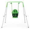 Outsunny Altalena per Bambini 6-36 Mesi da Giardino e Salotto in Acciaio e PE con