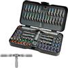Dianyameet Set di cacciaviti a cricchetto 79 in 1, magnetici, punte in acciaio S2, albero flessibile combinato fai da te, adatto per computer, occhiali, biciclette, orologi, mobili e lavori fai da te