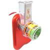 Moulinex DJ7535 Fresh Express 3 in 1 Tritatutto elettrico / Affettaverdure / Affettaverdure | 200W | 3 Inserti | France | Rosso/Bianco