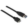 EXSYS EX-K1640-3 Cavo USB 3 m USB 3.2 Gen 1 (3.1 Gen 1) USB A Micro-USB B Nero (EX-K1640-3)