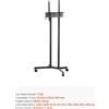 OEM Supporto TV, regolabile in altezza, mobile con ruote, doppio morsetto