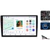 OEM Autoradio con display touchscreen, lettore multimediale, compatibile con Audi A3 / S3 / RS3 (8P) dal 2003 al 2013, ventola di raffreddamento integrata, navigatore GPS Android, modello V7 (4GB-64GB)