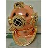 fatto a mano Casco subacqueo da collezione finitura rame US Navy Mark V Boston Deep Sea Sc...