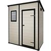 Keter Casetta Da Giardino In Resina 183,5x111x200,5H Cm Manor 6x4 Pent Beige Keter Addossabile