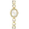 Swarovski Imber Orologio Ovale, Swiss Made, Bracciale In Metallo, Color Oro, Finitura Color Oro